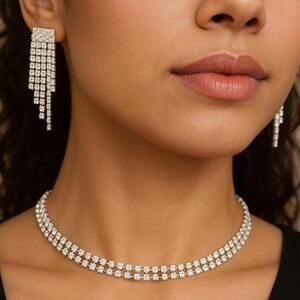 Brand New silver jewelry set